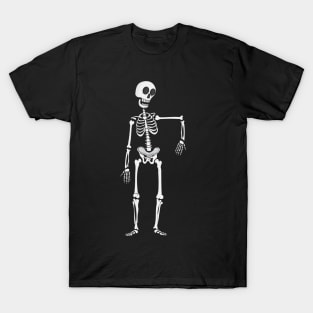 Skeleton Dangling Elbow T-Shirt